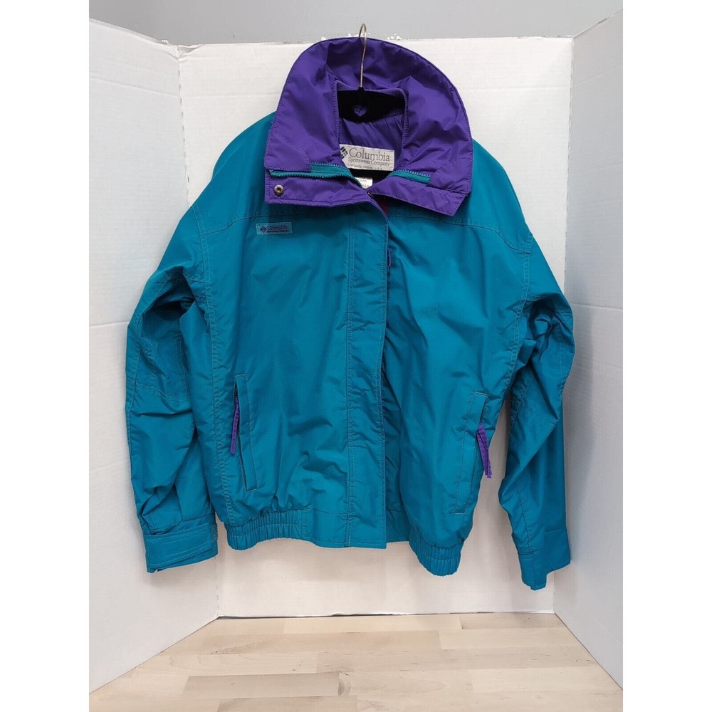 Vintage Columbia Bugaboo Women's Size‎ Medium Jacket Purple/Teal